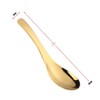 Bisda Thick Heavy Duty Soup Spoons, Set of 4, Stainless