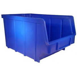 Pack of 80 Stacking Boxes - Blue - Size 2 (102 x 167 x 76 mm) - Stackable | Shelf Box | Display Box | Storage Box | Stacking Box