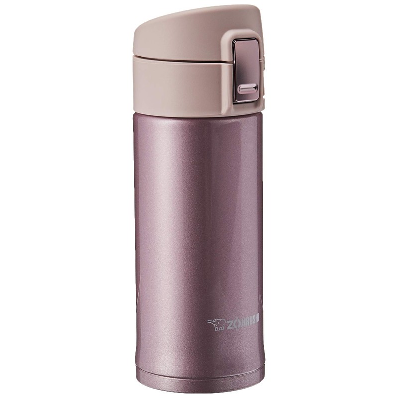 Zojirushi SM-KHE36AG - Taza de acero inoxidable, Lavendar Pink, 354,88ml,
