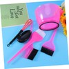 FRCOLOR 6pcs Rose Hair Dye Kit Hair Coloring Tools Set