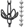 Rain Chains by JASINC 8.5 ft Tulip Cups Black Powder