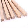 JIHUOO 10 Pcs 30 cm Square Wooden Dowel Rods Unfinished