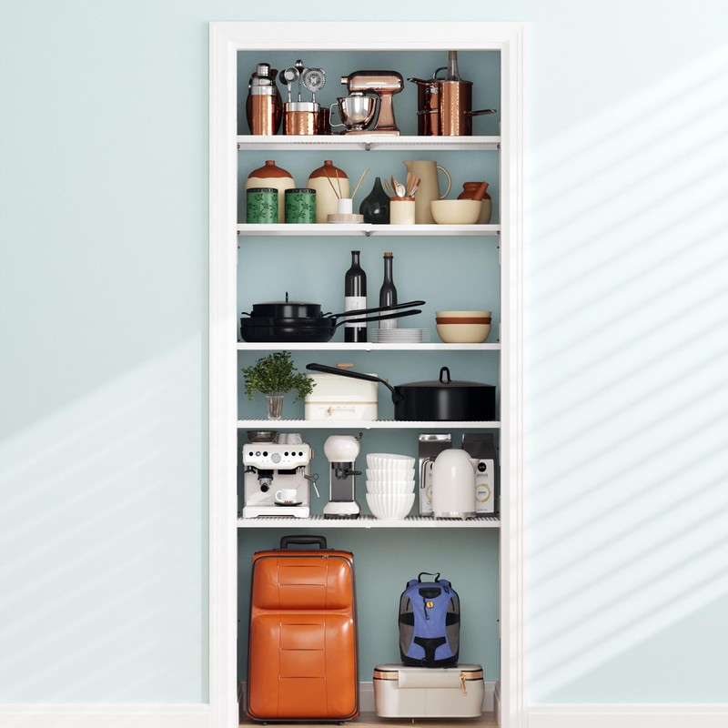 SOFRON Expandable Closet Shelf Organizer, Adjustable Shelves Organizer, Storage Shelving