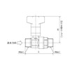 Onda Seisakusho CB4-20M-S Ball Valve with Check Valve R Screw