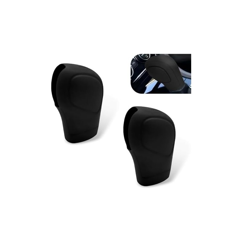 2 fundas para perilla de cambio de marcha de coche,