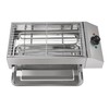 Fichiouy1800W Countertop Barbecue Grill Smokeless Oven Grill Stainless Steel, 110V