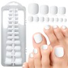 LoveOurHome Press on Toes nails 240pc Short Square Fake Toenails