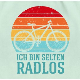 Turnbeutel Rucksack - Radsport - Taschen - Ich bin selten radlos Fahrrad Spruch lustig I Radfahrer Geschenke Rennrad I Lustige Fahrrad Geschenke für Mountainbiker I Rad Geschenk für Fahrradfahrer