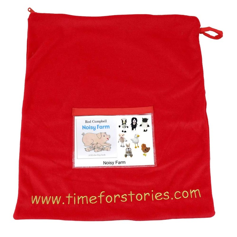 Noisy Farm - Book and Finger Puppets