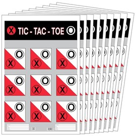 Freedom Gun Targets 25 Pack Paper Shooting Targets for Gun Ranges, Rifle, Handguns, BB Guns, Pistols Tic Tac Toe Shooting Game Targets (23x35)