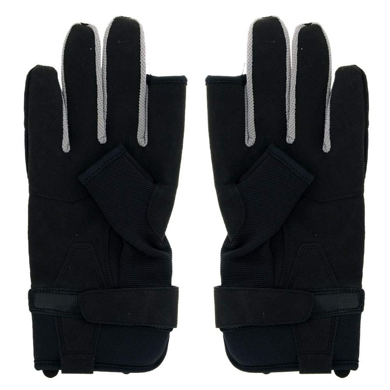 Musto 2018 Essential Sailing Long Finger Gloves in Black -