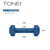Tone Fitness 8 lb Neoprene Dumbbell Pair for Home Workouts
