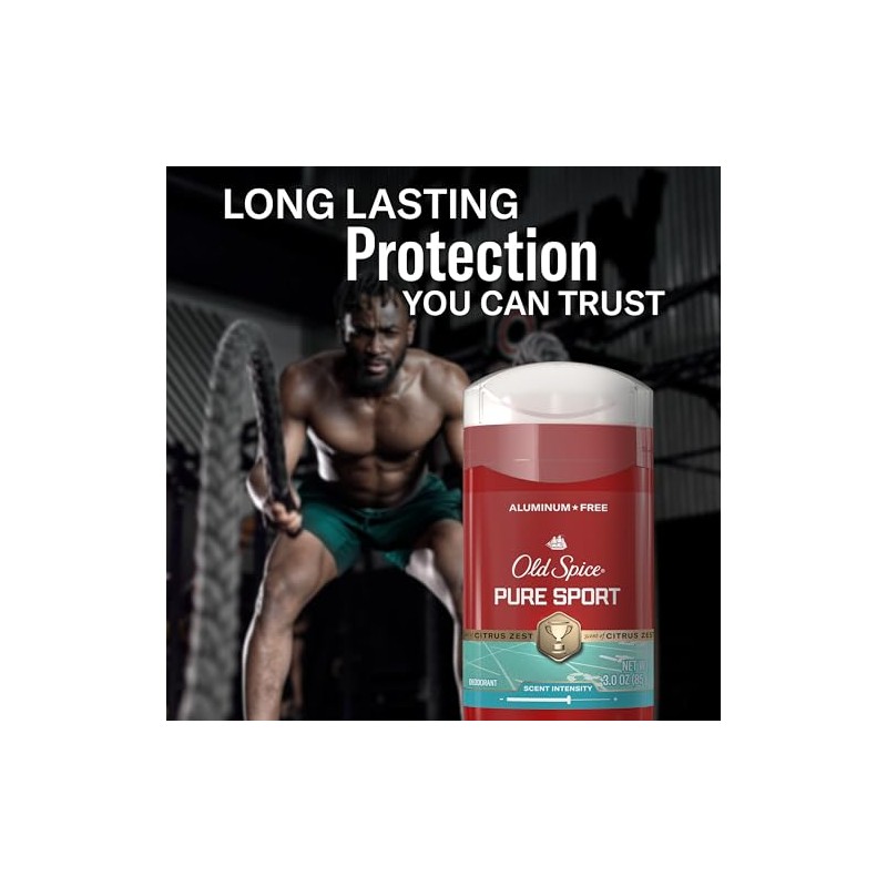 Old Spice Red Collection Desodorante para Hombre, Libre de Aluminio,