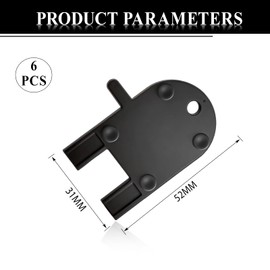 （6） 2145995 Dispenser Replacement Key Compatible with Cintas Paper Towel Dispensers - Key 2145995 for Von Drehle Center-Pull Paper Towel and Jumbo Bath Tissue dispensers