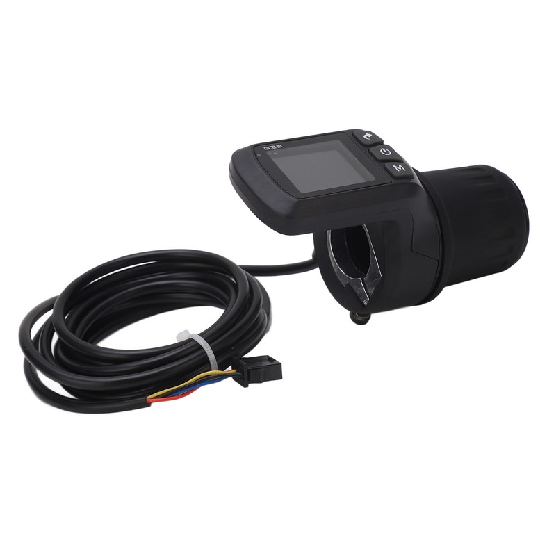 Electric Bike Meter Kit ABS LCD Display Panel Half Handle