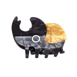 Fantasy Rhinoceros Beetle Hair Clip,Acetate Claw Clips,Hair Clips for Women
