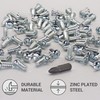 SKIR'CO (Pack of 30) Zinc Plated Euro Screws 6.0 x