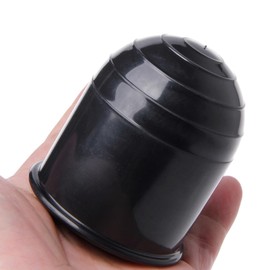 Adunsiaoto Towing Hitch Balls Cover Protection, Towing Hitch Cover Cap, Universal Towing Hitch Ball Cover Weatherproof, Trailer Accessories Hook 50 mm Plastic Protective Cap
