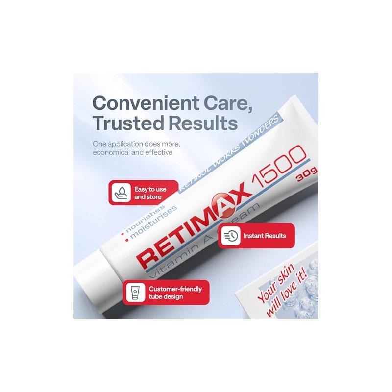 1500 Vitamin A Retinol Cream Anti-Ageing Anti-Wrinkle Cream for Dehydrated