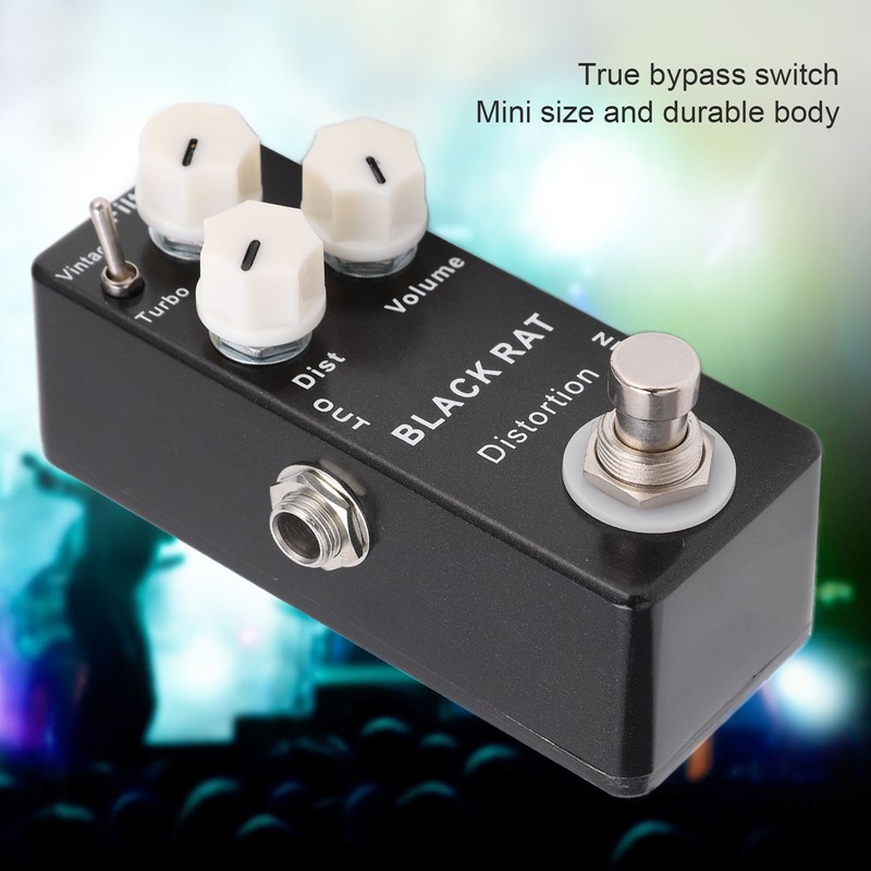 Distortion Guitar Pedal Electric Effector Single Effect Accessories with True