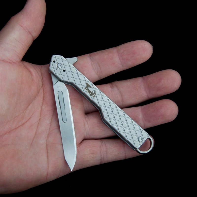Tungyi Daily Pocket Folding Utility Knife with 6 Replaceable Quick