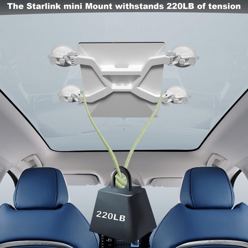 CUUTHOO Starlink Mini Mount,Angle Adjustable Starlink Mini Suction Cup Mount,Starlink