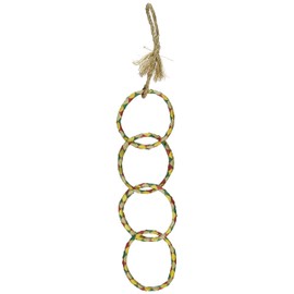 Planet Pleasures 4 Ring Chain 17" Small Bird Toy