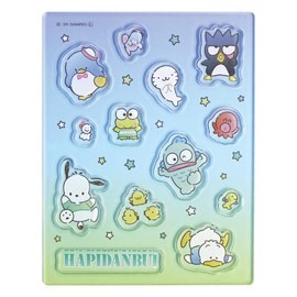 Tees Factory Sanrio Characters Acrylic Flake, H3.5 x W 2.8 x D 0.1 inches (90 x 70 x 2.5 mm), SR-5546587HB