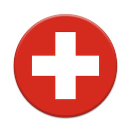 2X Sticker Set - Swiss Flag - for Phone Grip Stent Cell Phones Tablets (Stickers Only)