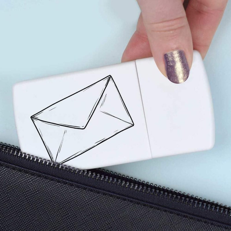 'Plain Envelope' Pill Box with Tablet Splitter (PI00032882)