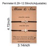 Birthday Gifts for Mom Mother Son Bracelet Set for 2,