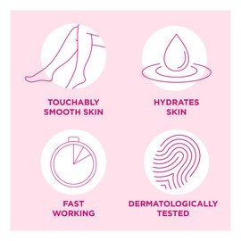 Veet Pure Hair Removal Cream, Legs & Body, Normal Skin, 100ml each, 1 Spatula, Long Lasting Smoothness, Hydrates & Exfoliates Skin, Least Number of Ingredients (Packaging may vary)
