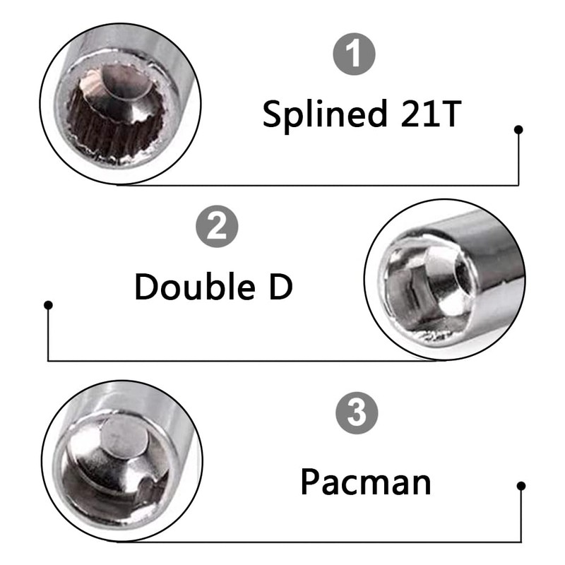 Carburetor Adjusting Tool 3 Pcs Screwdriver Splineds Carb Chainsaw Set