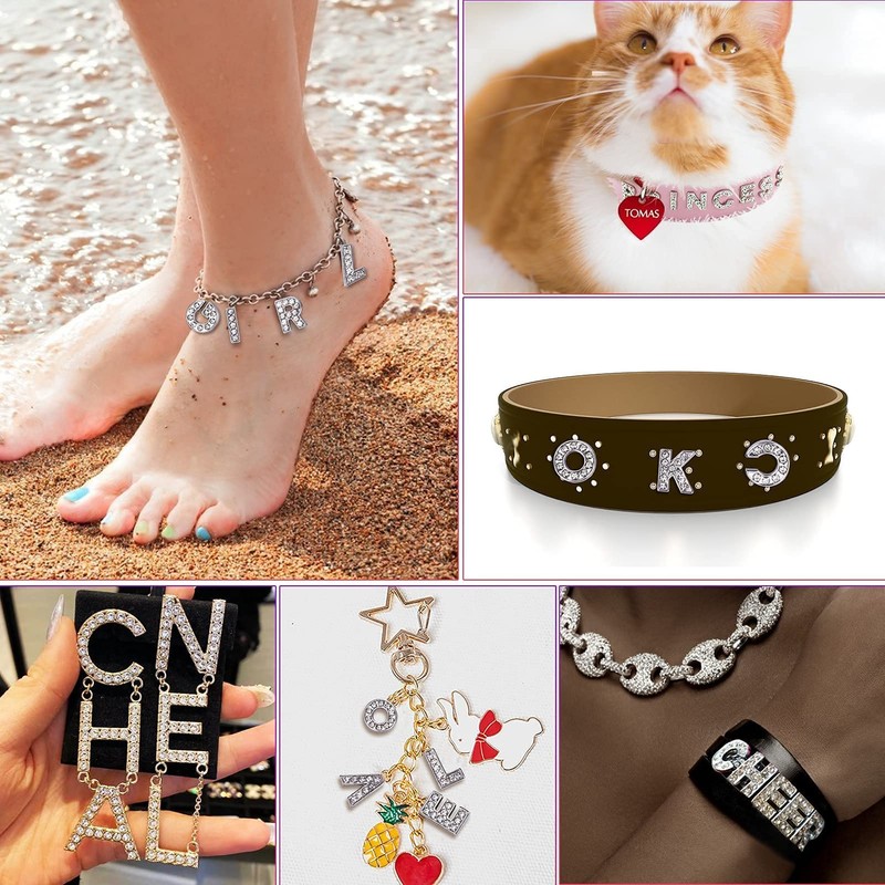 AIERSA 52 colgantes de uñas en 3D para decoración de