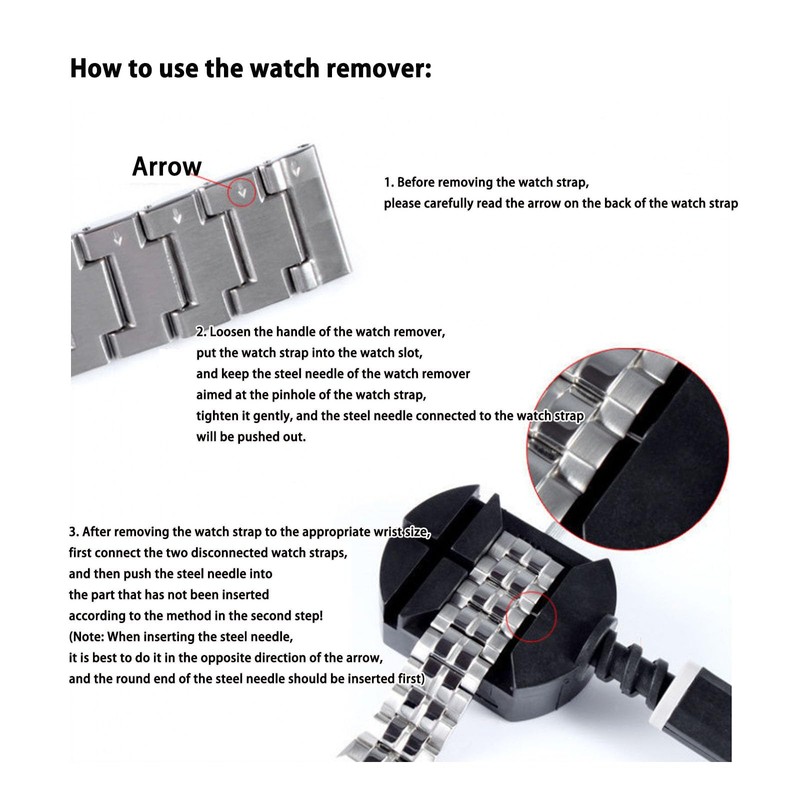 iguTrail Watch Strap Repair Tool Set, Tool for Adjusting Watch