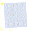 Ipetboom Nail Art Sticker Kit 40 Snowflake Nail Decals for