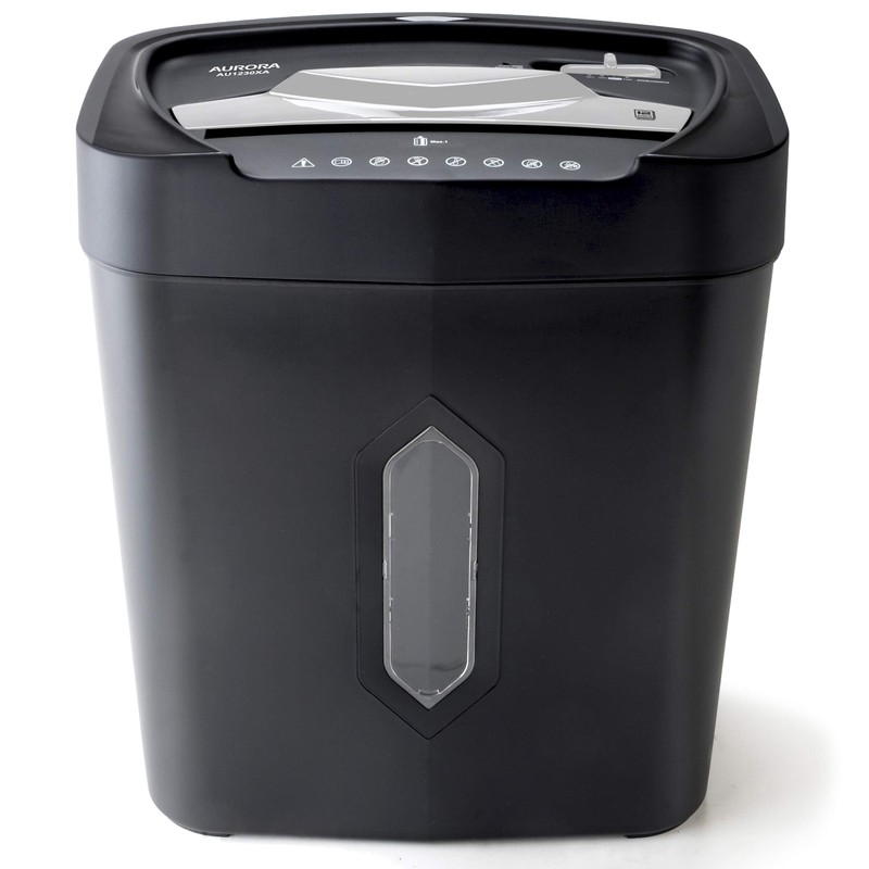 Aurora AU1230XA Anti-Jam 12-Sheet Crosscut Paper and Credit Card Shredder