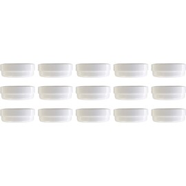 FRUEHES FORSCHEN 15 Salbendöschen, Creme-döschen, Salbenkruke flach, 75ml Inhalt - Made IN Germany