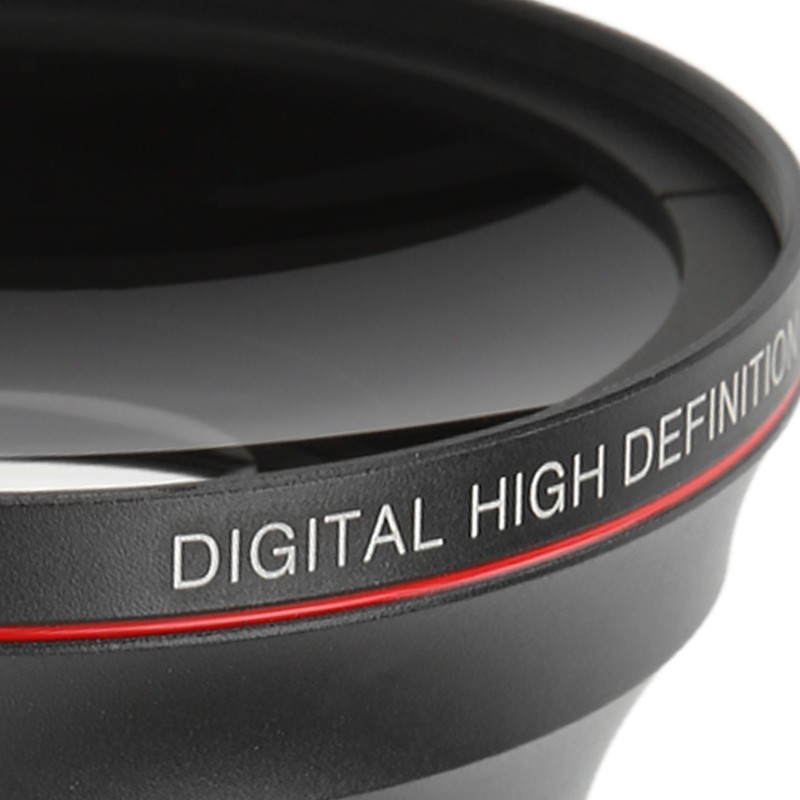 52mm 0.43X Wide Angle Lens Optical Glass Camera Lens with