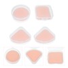 Healeved 12 Pcs Powder Puff Round Makeup Sponge Square Puff