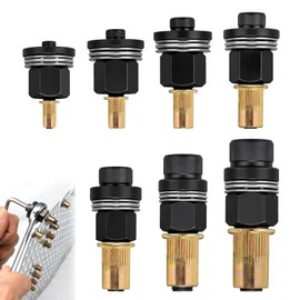 Rivet Nuts Rivet Set, 7 Pieces Rivet Nuts Tool M3 M4 M5 M6 M8 M10 M12 Manual Rivet Machine, Insert Nuts Rivet Pliers Set Hand Rivet Nut Tool Set Rivet Nut Tool Designed for Tight Spaces