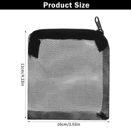 10Pcs Aquarium Media Bags,Aquarium Filter Bags,Tank Bag Filter Media for Fish Tank Pond Pump Filters Bag for Activated Carbon Filters Stones Ceramic Rings Biospheres Gravel