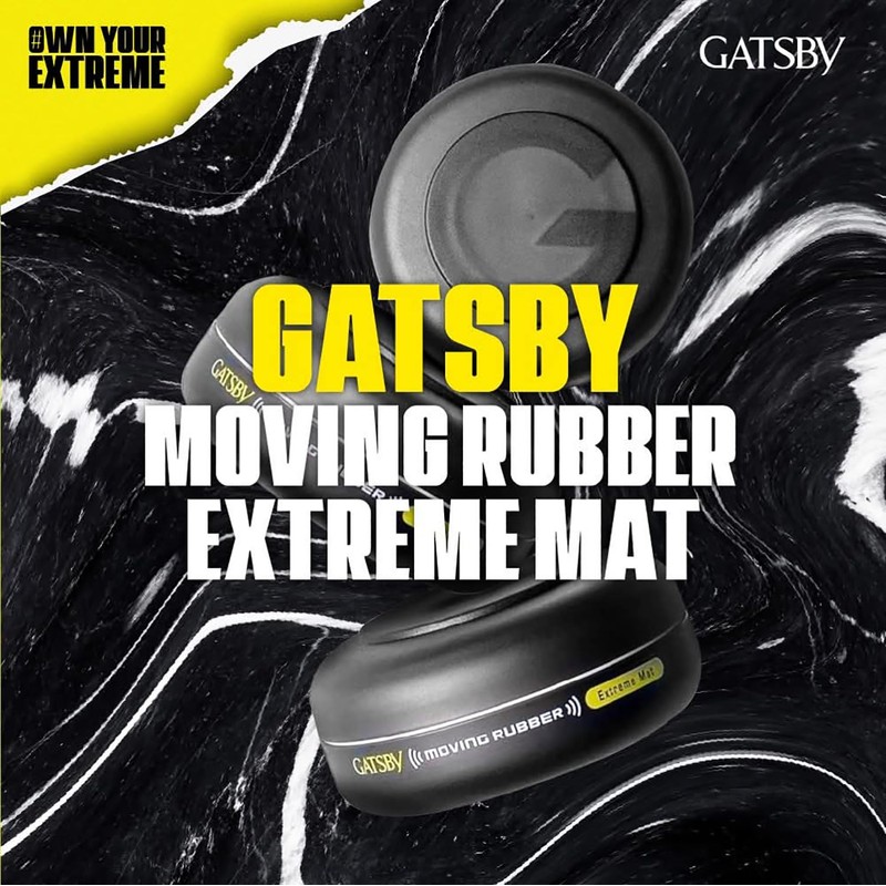 GATSBY Moving Rubber Extreme Matte Hair Wax Clear Floral Scent