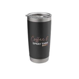 Vintage Coffee And Spray Tans Spray Tech Spray Tan Artist Stainless Steel Insulated Tumbler