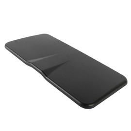 PEVAST Sun Visor Vanity Mirror Cover Compatible with Chevy Corvette C5 C6 Driver Side or Passenger Side Black Replacement Cover (C6)