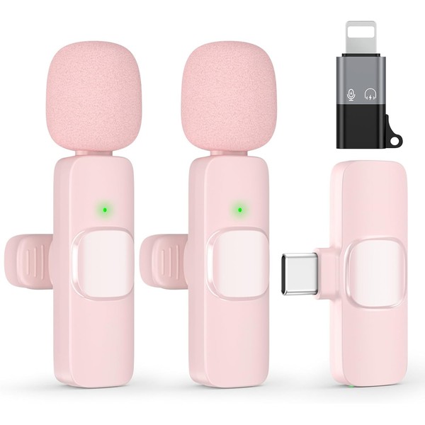 KUKIHO Wireless Lavalier Microphone for Phone, Pad and Android Smartphones,