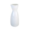 JapanBargain 2723, White Porcelain Sake Carafe Sake Bottle for Cold