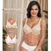 DotVol Women's Underwire Minimizer Comfortable Full Coverage Everyday Bra with