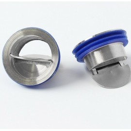 Metal sewer trap 2-piece set (silver) to solve sewer problems DP75376