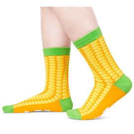 Its Corn Socks Corn Gifts - Corn Costume Corny Gag Gifts, Funny Rock em Joke Socks
